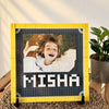 Custom Building Bricks Photo Frame: Personalized Name Puzzle Kids Gift
