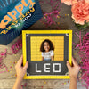 Custom Building Bricks Photo Frame: Personalized Name Puzzle Kids Gift
