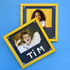 Custom Building Bricks Photo Frame: Personalized Name Puzzle Kids Gift