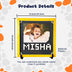 Custom Building Bricks Photo Frame: Personalized Name Puzzle Kids Gift